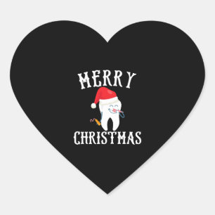 Adesivo Coração Feliz Natal Dentistas Dentistas Dentistas Dontológ