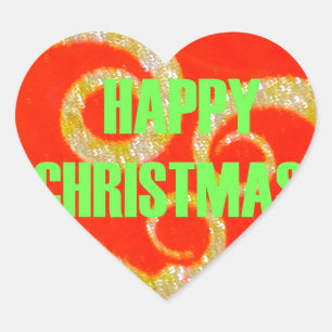 Adesivo Coração Feliz Ouro de Natal Red Snowflex.jpg