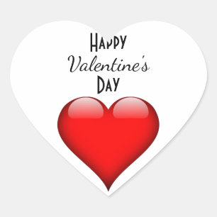 Adesivo Coração Felizes dias de os namorados