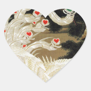 Adesivo Coração FÊNIX DE AMOR VOANDO, Penas, Dia dos Namorados Cor