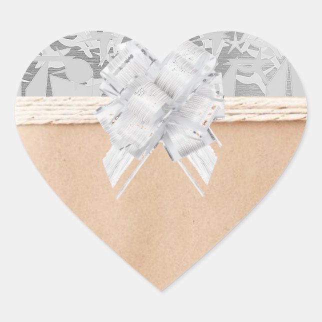 Adesivo Coração Feriado (Frente)