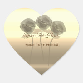 Adesivo Coração Feriado Personalizado - Vibe