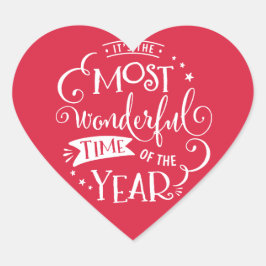 Adesivo Coração FÉRIAS DE FÉRIAS 2016 é a época mais maravilhosa d