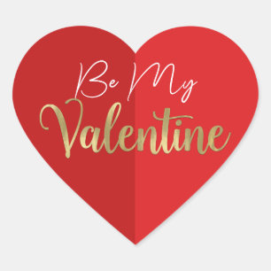 Adesivo Coração Festa do Dia dos Namorados do Coração Vermelho