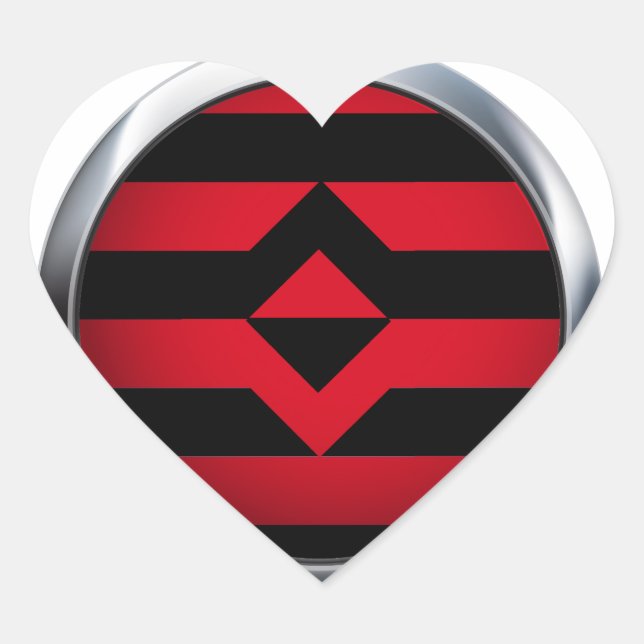 ADESIVO CORAÇÃO FIST PRIDE MEDALLION (Frente)