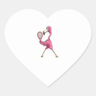 Adesivo Coração flamingo tênis flamingo toca tênis flamingo