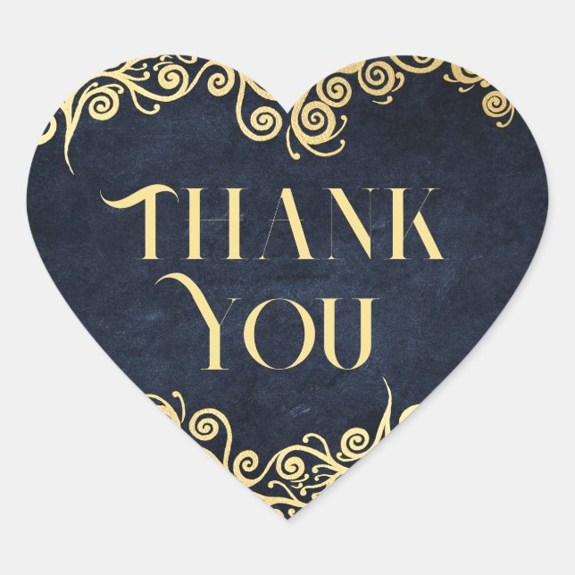 Adesivo Coração Florescimento Elegante Casamento de Inverno Azul N (Frente)