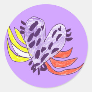 Adesivo Coração Flutuante