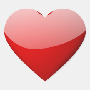 Adesivo Coração Flutuante