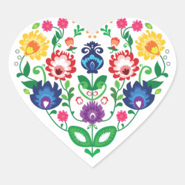 Adesivo Coração 💜 ▪ 💓 Folk inspirou corações,