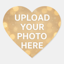 Adesivo Coração Foto Personalizada