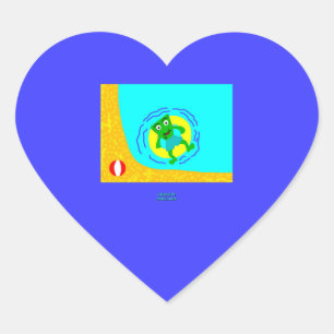 Adesivo Coração FrankenCheese Summer Heart Sticker