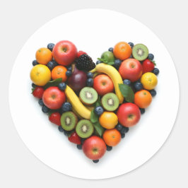 Adesivo Coração fruta