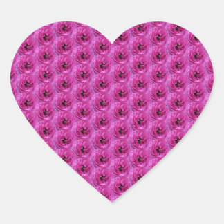 Adesivo Coração Fuchsia Ranunculus - Design Floral Moderna