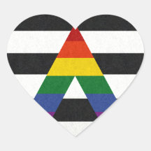 Fundo Colorido do Sinalizador do Orgulho Ally LGBT