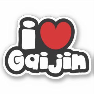 Adesivo coração Gaijin