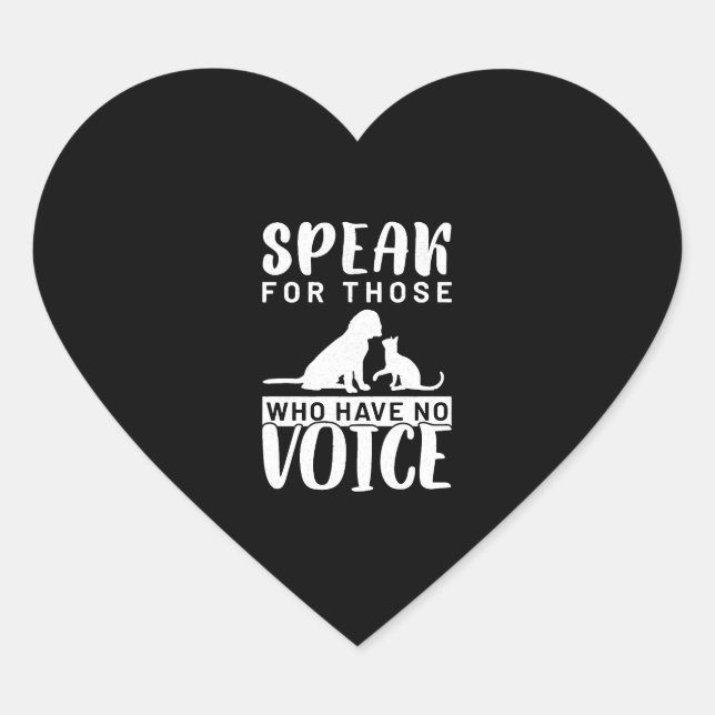 Adesivo Coração Gato de Cão (Frente)