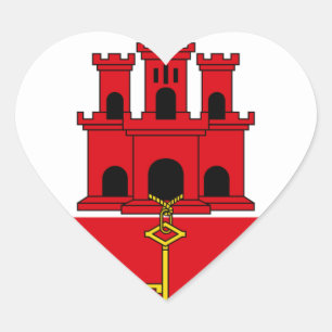 Adesivo Coração gibraltar