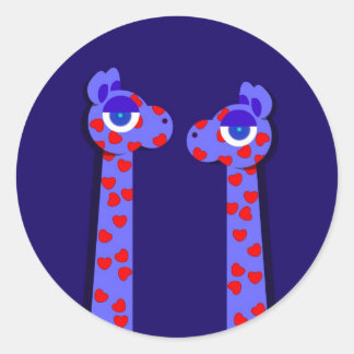 Adesivo CORAÇÃO GIRAFFFES Stickers