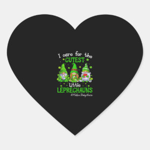 Adesivo Coração Gnomos Mãe, Enfermeira, Dia de São Patrício Leprec