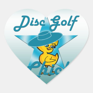 Adesivo Coração Golf de Disco nº 7