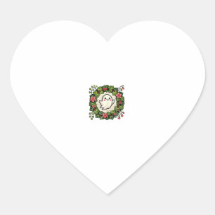 Adesivo Coração Grátis mas Spooky Ghost Illustration Topo