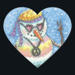 Adesivo Coração GROOVY SNOWMAN, SINAL DE PAZ CHRISTMAS SINCKERS Hr<br><div class="desc">ESSES FORAM OS DIAS DE ENERGIA FLUVIAL,  TIE DYED ESTAVA DENTRO E O SINAL DE PAZ. ADICIONAR UM POUCO DE AMOR COM ESSAS PLANTAS DE NEVE,  Coração... ...  Procure Por Quebra Correspondente,  Papel Tecido,  Fita,  Etiquetas De Presente E Muito Mais. Susan Brack Design</div>