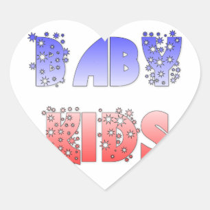 Adesivo Coração Hakuna Matata Baby & Kids: Design de cor francesa