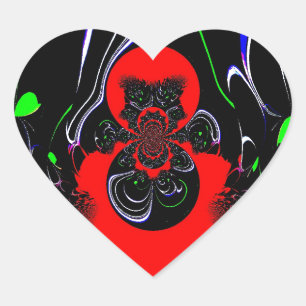 Adesivo Coração Hakuna Matata Retro Cores de Arte Magnética.jpg