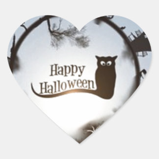 Adesivo Coração halloween