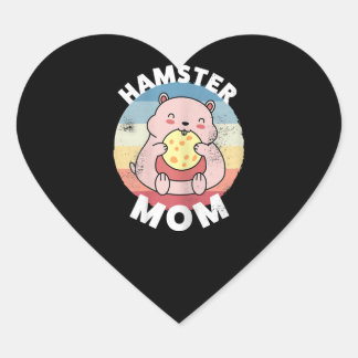Adesivo Coração Hamster Mãe Cute Kawaii Gift para Mulheres