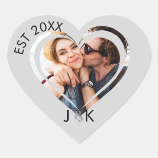 Adesivo Coração Heart Dating Couple Girlfriend Boyfriend Photo 