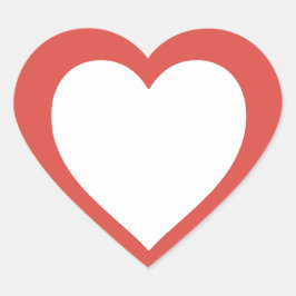 Adesivo Coração Heart Illustration Art – Cute & Aesthetic 