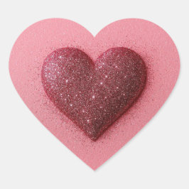 Adesivo Coração Heart in a heart sticker.