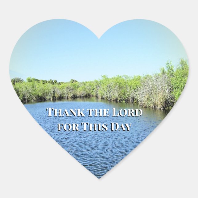 Adesivo Coração Heart of Daily Gratitude (Frente)