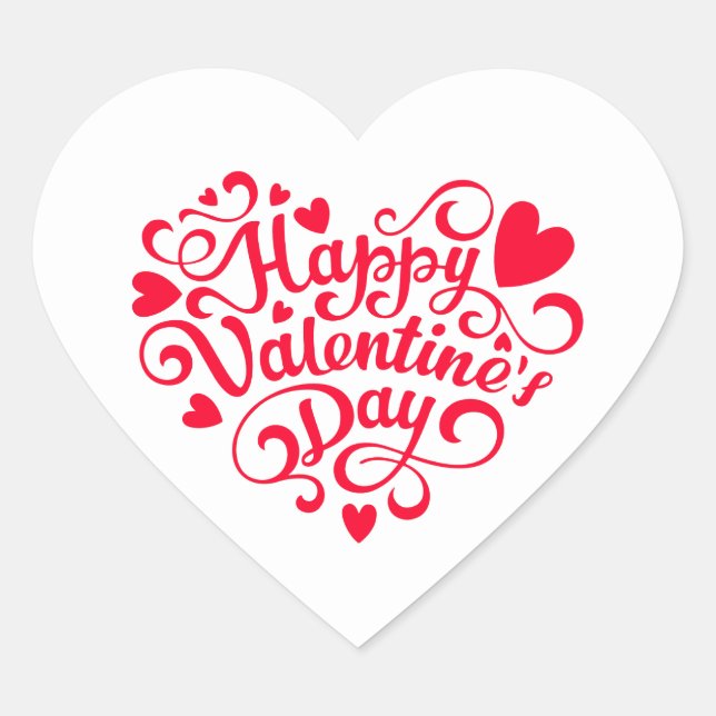 Adesivo Coração Heart Stickers (Frente)