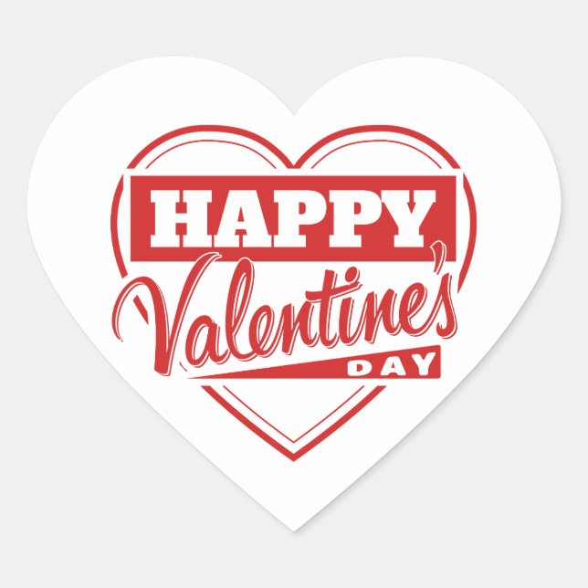 Adesivo Coração Heart Stickers (Frente)