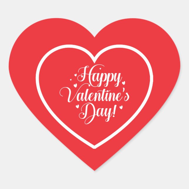 Adesivo Coração Heart Stickers (Frente)