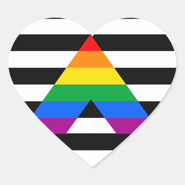 ADESIVO CORAÇÃO HETERO ALLY ORGULHA 2014 (Frente)