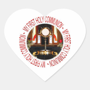 ADESIVO CORAÇÃO HOLY EUCHARIST - COMUNIDADE HOLY