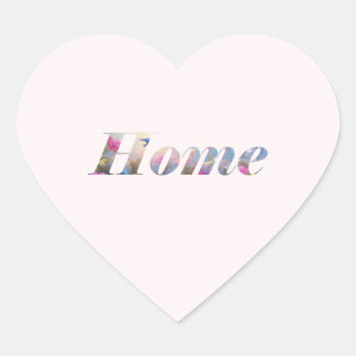 Adesivo Coração Home.