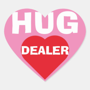 Adesivo Coração Hug Dealer