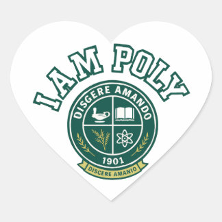 Adesivo Coração I AM POLY Classic Heart Sticker