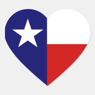 Adesivo Coração I Heart Texas Flag Lone Star State Viagem