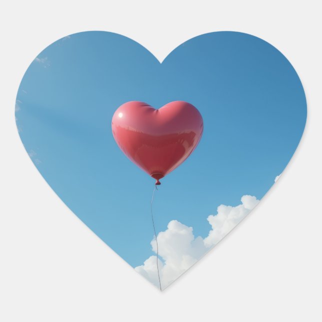 Adesivo Coração I love you (Frente)