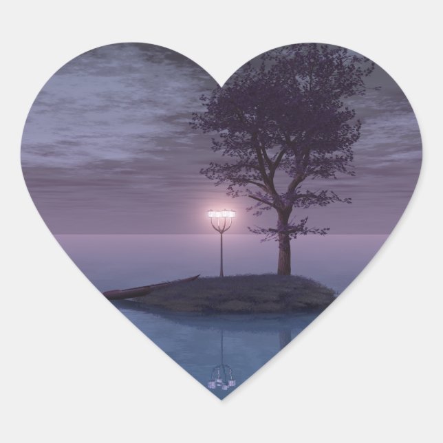 Adesivo Coração Ilha dos Vinheiros (Frente)