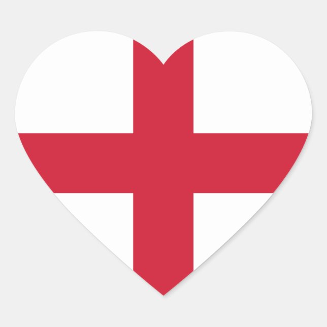 Adesivo Coração inglaterra (Frente)