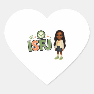 Adesivo Coração ISFJ — A Guardiã da Harmonia