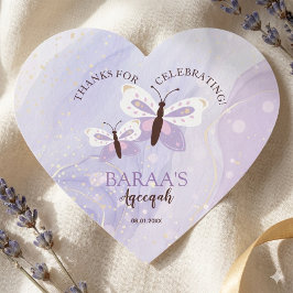 Adesivo Coração Islamic Baby Girl Aqeeqah Personalized Sticker