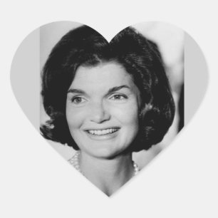 Adesivo Coração Jackie Kennedy